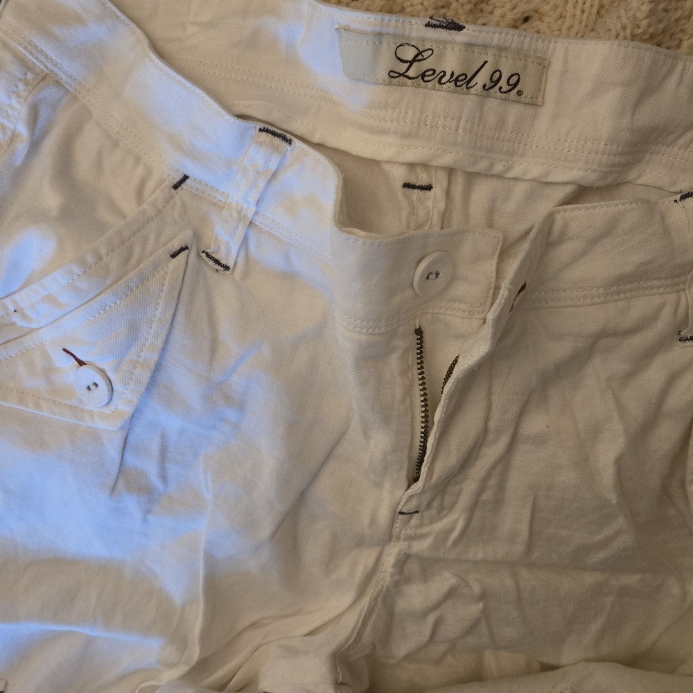 Level 99 White Women's Pants